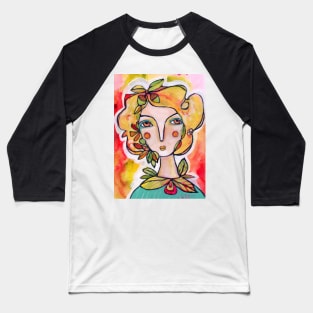 Fall Girl Baseball T-Shirt